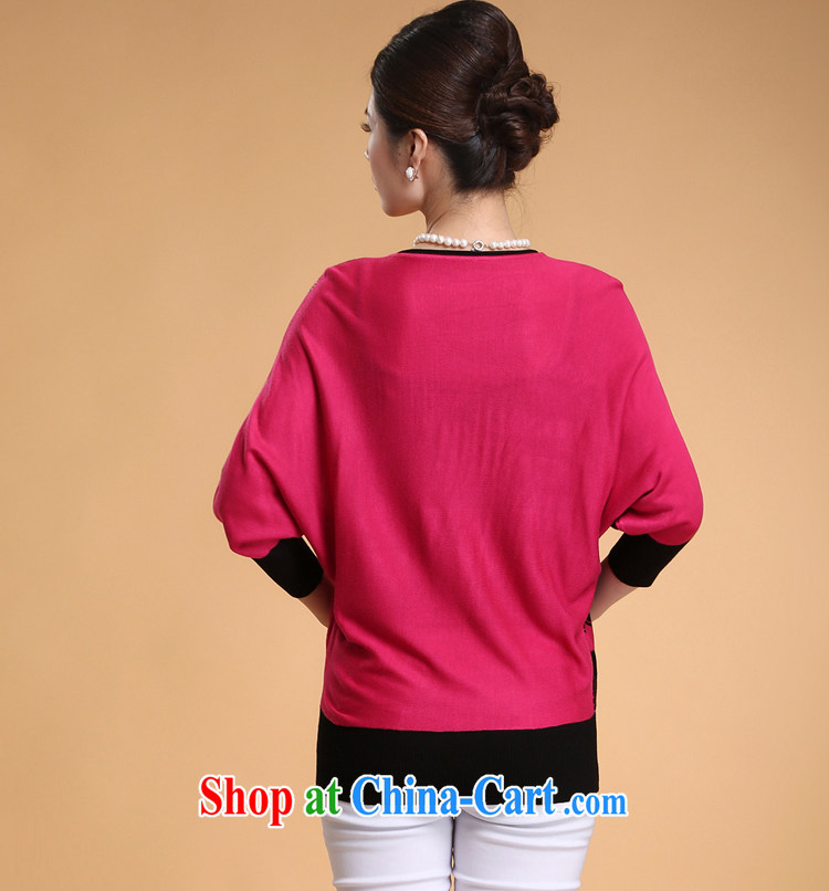 Viken (VIEWAKEN) and stylish lounge large code female mother Load T-shirt JZ 6421 - 1017 - 155 rose red XL brassieres 118 CM pictures, price, brand platters! Elections are good character, the national distribution, so why buy now enjoy more preferential! Health