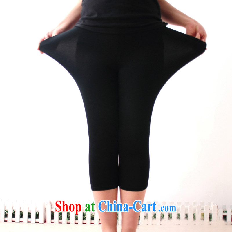 Ying Ying water on the code graphics Thin women mm thick summer is the increase of 7 solid pants pants mom on pregnant women, trouser press - YY 500,100 black 3 XL codes, Ying Ying, water, shopping on the Internet