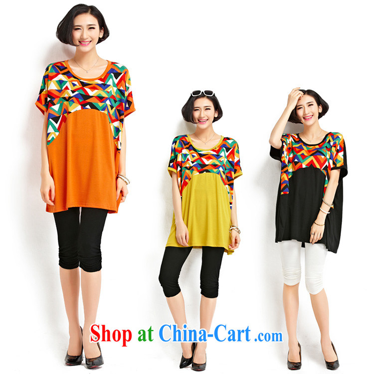 She concluded her a chubby woman with the FAT increase, female 200 Jack summer thick sister T-shirt female Korean short-sleeved, long, large T-shirt pure cotton thick mm black skirt are code 90 to 210 jack can be through pictures, price, brand platters! Elections are good character, the national distribution, so why buy now enjoy more preferential! Health