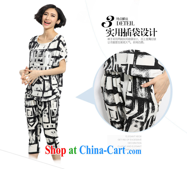 Courtney Cox and Cayman 2015 summer stylish girl with thick, XL stamp T-shirt pants leisure both parts kit X 2247 black 4XL pictures, price, brand platters! Elections are good character, the national distribution, so why buy now enjoy more preferential! Health