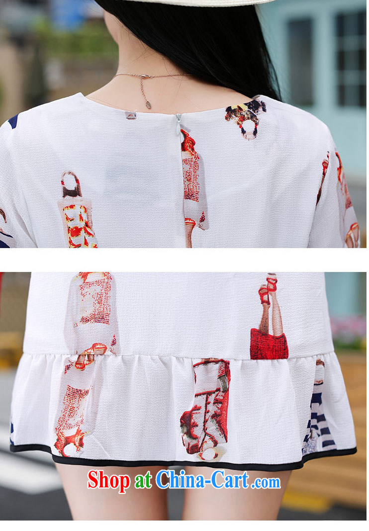 Txin Europe 2015 new, larger female and indeed graphics thin and loose stamp short-sleeved Korean version 100 snow ground woven dresses, long, summer 1777 dresses XXL 125 - 145 Jack pictures, price, brand platters! Elections are good character, the national distribution, so why buy now enjoy more preferential! Health