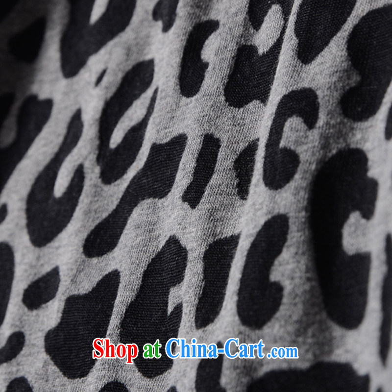 2015 mm thick summer with large foreign trade, women with the Single European T shirt leopard print short-sleeve slim, King, bwt dark Leopard color XL pictures, price, brand platters! Elections are good character, the national distribution, so why buy now enjoy more preferential! Health