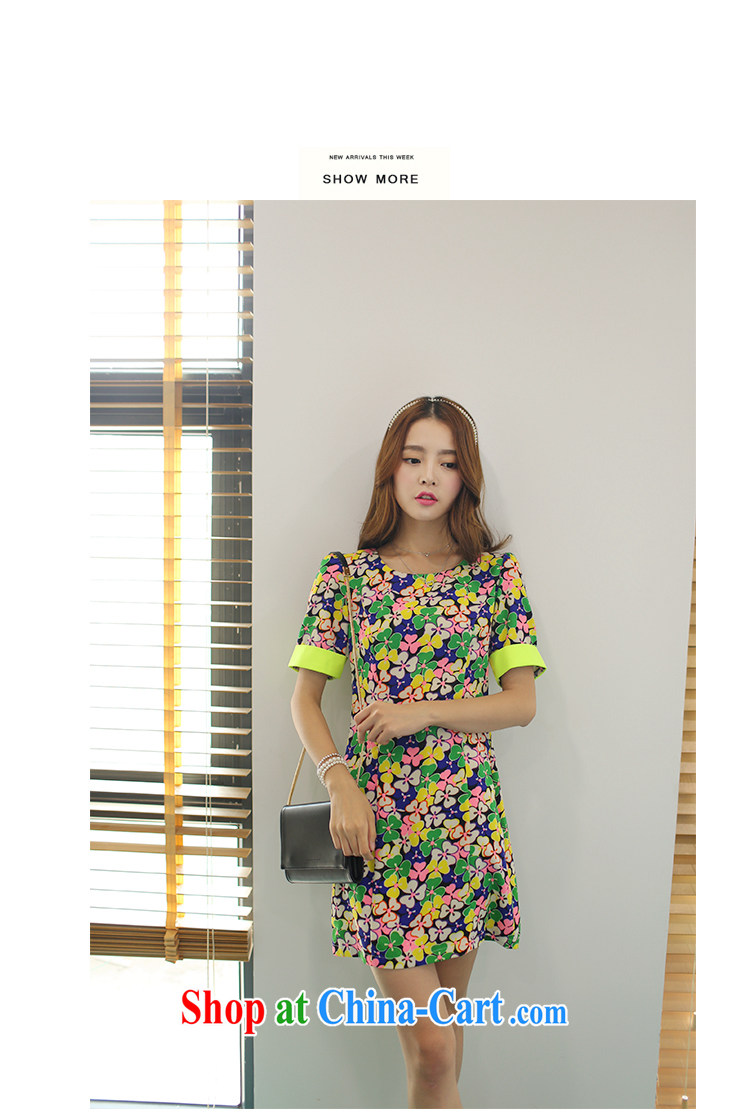 King, female thick mm summer 2015 new Korean video thin thick sister larger dresses snow woven short-sleeved fresh green XXXL pictures, price, brand platters! Elections are good character, the national distribution, so why buy now enjoy more preferential! Health