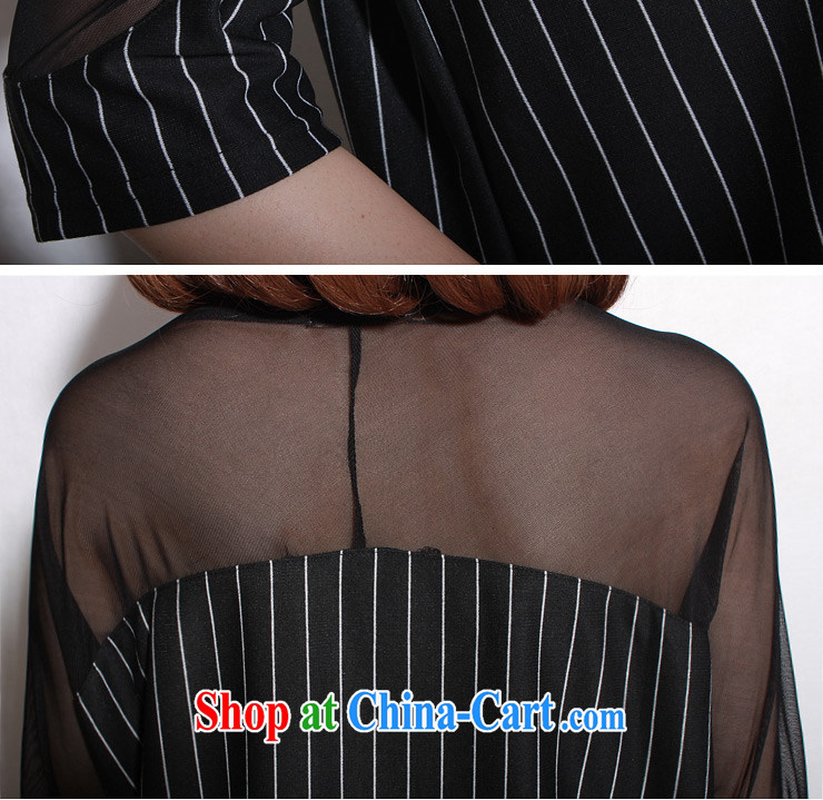 Made the Advisory Committee summer Korea and indeed XL women mm thick loose video thin stitching Web yarn stripes short-sleeve double-yi skirt black loose all code pictures, price, brand platters! Elections are good character, the national distribution, so why buy now enjoy more preferential! Health
