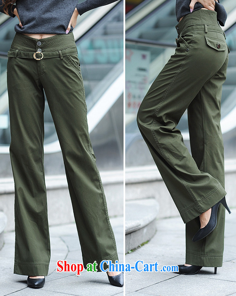 Rockefeller M, 2015 female new, larger female summer, high waist Wide Leg pants pants girls rug has been and Trouser Press Horn female Trouser press 069 army green 31, pictures, price, brand platters! Elections are good character, the national distribution, so why buy now enjoy more preferential! Health