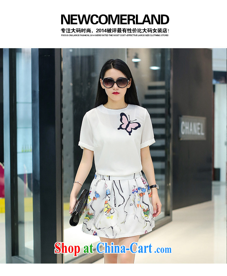 Brady, the United States and Europe and Stylish large, female summer new two-piece dresses T shirt + floral skirt white 1613 XL 115 - 130 Jack left and right pictures, price, brand platters! Elections are good character, the national distribution, so why buy now enjoy more preferential! Health