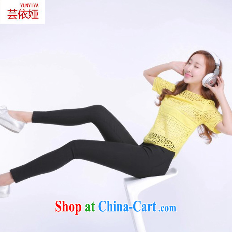 Soon Julia in summer 2015, the female new subsection, through high-pop-up graphics thin Elasticated waist castor trousers green M soon, according to Julia (YUNYIYA), online shopping