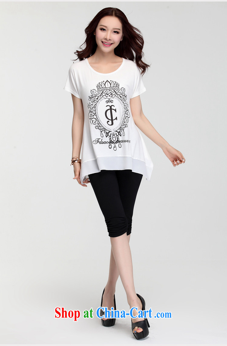 First and foremost, Feng-ling 2015 summer new, larger female short-sleeved T pension 681 white 3XL pictures, price, brand platters! Elections are good character, the national distribution, so why buy now enjoy more preferential! Health