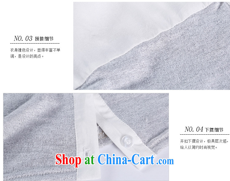 EKDI/clothing and express the Code women 2015 summer New flip style bat sleeves loose video thin shirt white 2XL pictures, price, brand platters! Elections are good character, the national distribution, so why buy now enjoy more preferential! Health