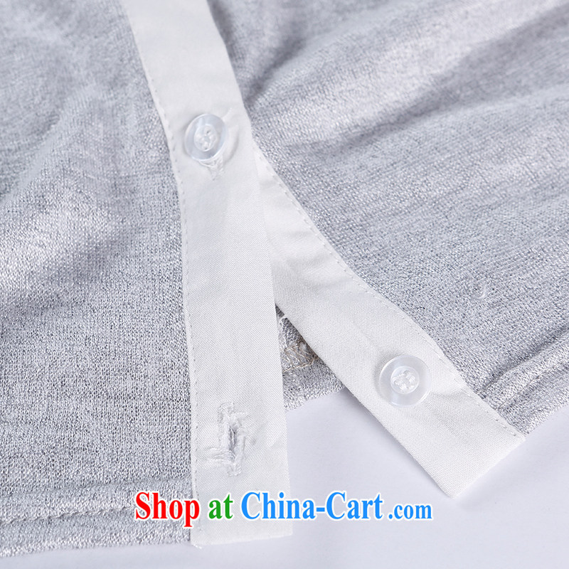 EKDI/clothing and express the Code women 2015 summer New flip style bat sleeves loose video thin shirt white 2XL clothing, express (ekdi), online shopping