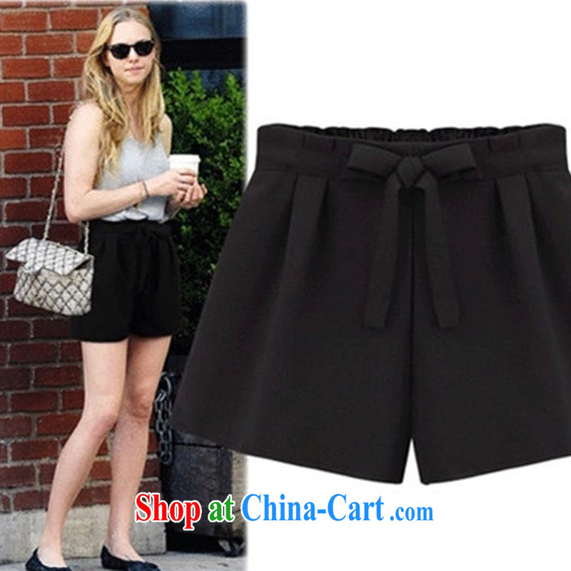 o Ya-ting 2015 New, and indeed increase, female summer mm thick cotton the loose video thin Wide Leg shorts large hot pants black 5 XL recommends that you 175 - 200 jack, O Ya-ting (aoyating), online shopping