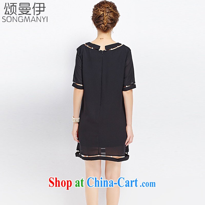 Also, the 2015 summer new, focused on Europe and mm video thin minimalist in the cuff, female style dresses summer 9129 black XXXXXL, Chung Man, and, on-line shopping