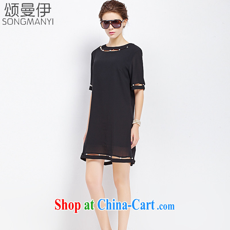 Also, the 2015 summer new, focused on Europe and mm video thin minimalist in the cuff, female style dresses summer 9129 black XXXXXL, Chung Man, and, on-line shopping