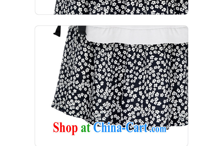 The sea 2015 summer new thick MM Korean version of the greater, female video thin short-sleeve floral dress 200 jack to wear 1195 black XXXXXL pictures, price, brand platters! Elections are good character, the national distribution, so why buy now enjoy more preferential! Health