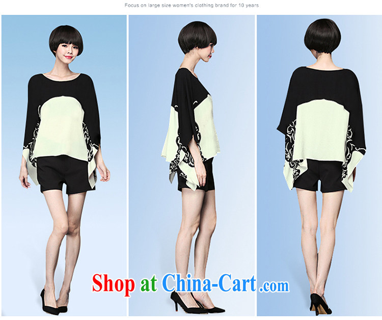 Director of summer 2015 with new, and ventricular hypertrophy, female thick mm summer short sleeve shirt T Snow woven shirt + shorts two piece kit 8115 black large code XL for 120 Jack left and right pictures, price, brand platters! Elections are good character, the national distribution, so why buy now enjoy more preferential! Health