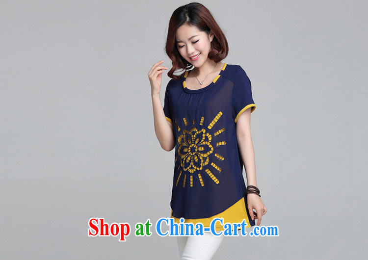 100. She is indeed the increase, female short-sleeved loose summer graphics thin T shirt thick sister Openwork shirt cotton orange 3 XL pictures, price, brand platters! Elections are good character, the national distribution, so why buy now enjoy more preferential! Health
