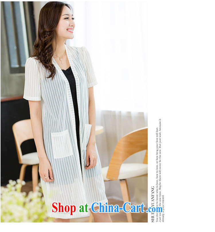 Huan Zhu Ge Ge Ge 2015 and indeed XL female summer new, long, short-sleeved cardigan wind jacket thick mm video thin air conditioning shirts sunscreen clothing black 4XL pictures, price, brand platters! Elections are good character, the national distribution, so why buy now enjoy more preferential! Health