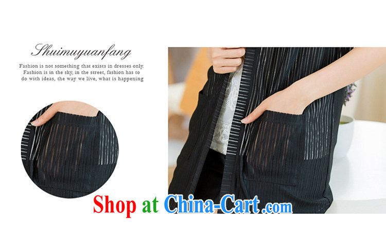 Huan Zhu Ge Ge Ge 2015 and indeed XL female summer new, long, short-sleeved cardigan wind jacket thick mm video thin air conditioning shirts sunscreen clothing black 4XL pictures, price, brand platters! Elections are good character, the national distribution, so why buy now enjoy more preferential! Health