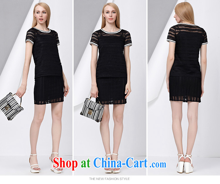 Most of the 2015 code female summer new Korean lace skirt video thin large black body skirt 2815 black L pictures, price, brand platters! Elections are good character, the national distribution, so why buy now enjoy more preferential! Health