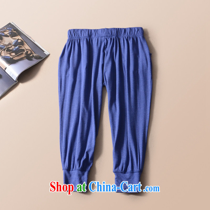 2015 mm thick summer large foreign trade, female original single 7 in Europe and a trouser press castor pants King Size Code 200 Jack MD 7 light gray 52/54, talking about the Zhuang (gazizhuang), online shopping