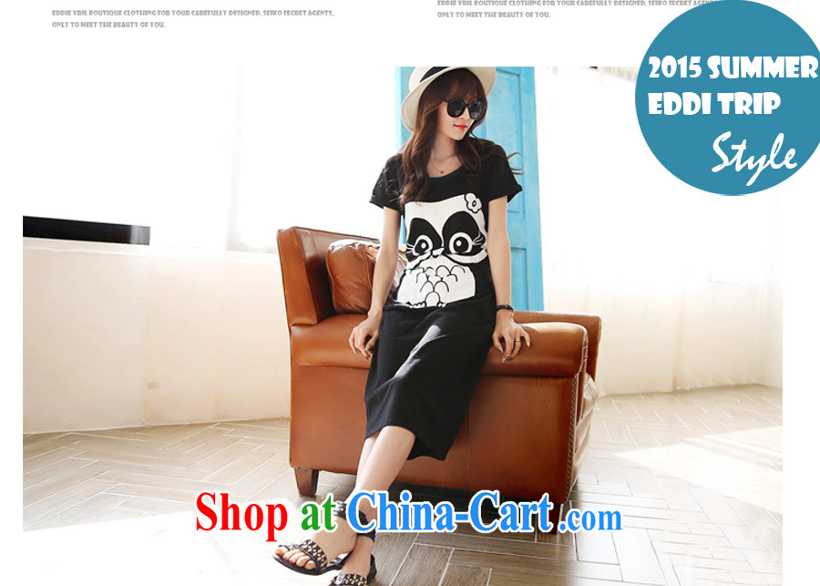 EddieVril large, cotton T-shirt skirt summer 2015 new stamp long, short-sleeved dress code the dress video thin P 66 light gray L pictures, price, brand platters! Elections are good character, the national distribution, so why buy now enjoy more preferential! Health