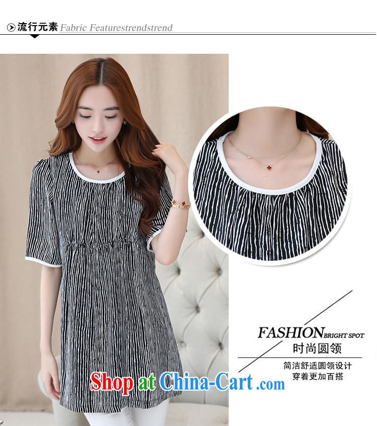 Also, the 2015 summer new, thick mm maximum code female loose video thin short-sleeved round neck snow woven shirts T-shirt T shirts women 1288 black XXXXL pictures, price, brand platters! Elections are good character, the national distribution, so why buy now enjoy more preferential! Health