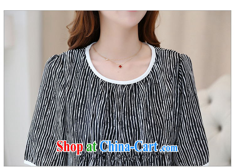 Also, the 2015 summer new, thick mm maximum code female loose video thin short-sleeved round neck snow woven shirts T-shirt T shirts women 1288 black XXXXL pictures, price, brand platters! Elections are good character, the national distribution, so why buy now enjoy more preferential! Health