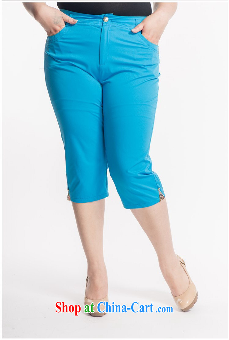 Thick Ljubljana 2015 larger female summer and indeed increase stretch castor pencil trousers 7 pants girls 003 A blue 32# blue 36 pictures, price, brand platters! Elections are good character, the national distribution, so why buy now enjoy more preferential! Health