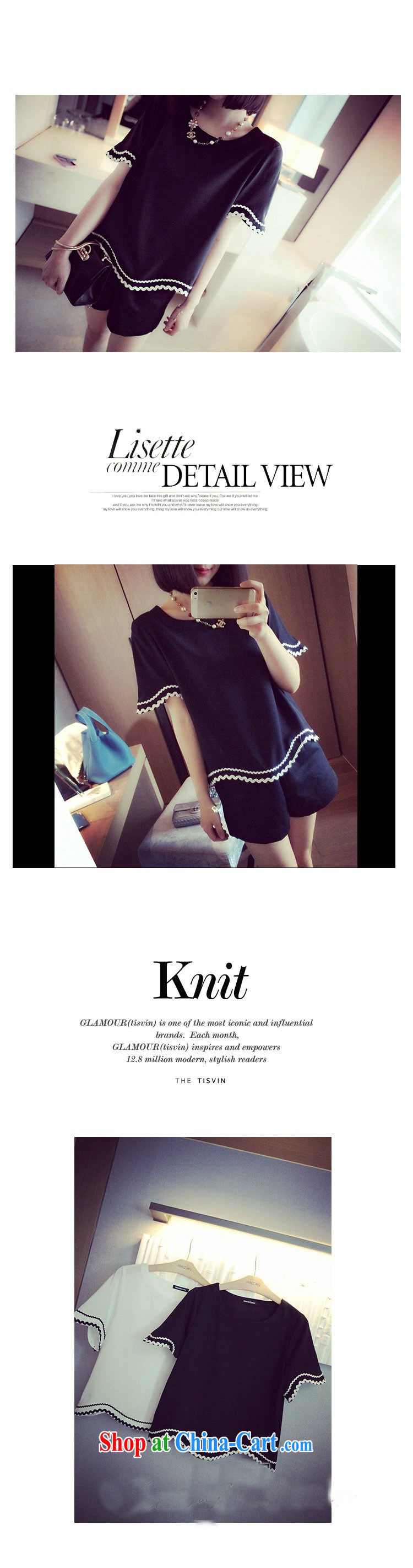 Connie Hyatt 2015 summer new Korean version the code female loose video thin short-sleeve kit 878 black L (recommendations 90 - 105 jack) pictures, price, brand platters! Elections are good character, the national distribution, so why buy now enjoy more preferential! Health