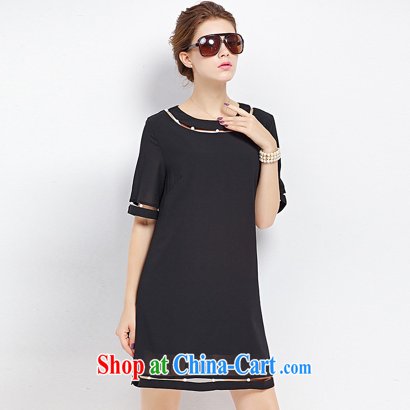flower girl the Isabel The European site is the girl with thick sister Sau San video thin the Pearl River Delta (PRD short-sleeved snow-woven dresses girls summer 1880 D Black 5 XL, flower girl Isabelle (Dufflsa), online shopping