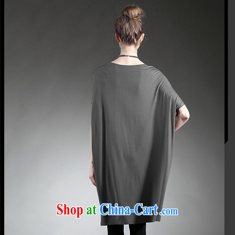 The race to the 2015 larger female summer new European and American female larger dresses gray are code pictures, price, brand platters! Elections are good character, the national distribution, so why buy now enjoy more preferential! Health