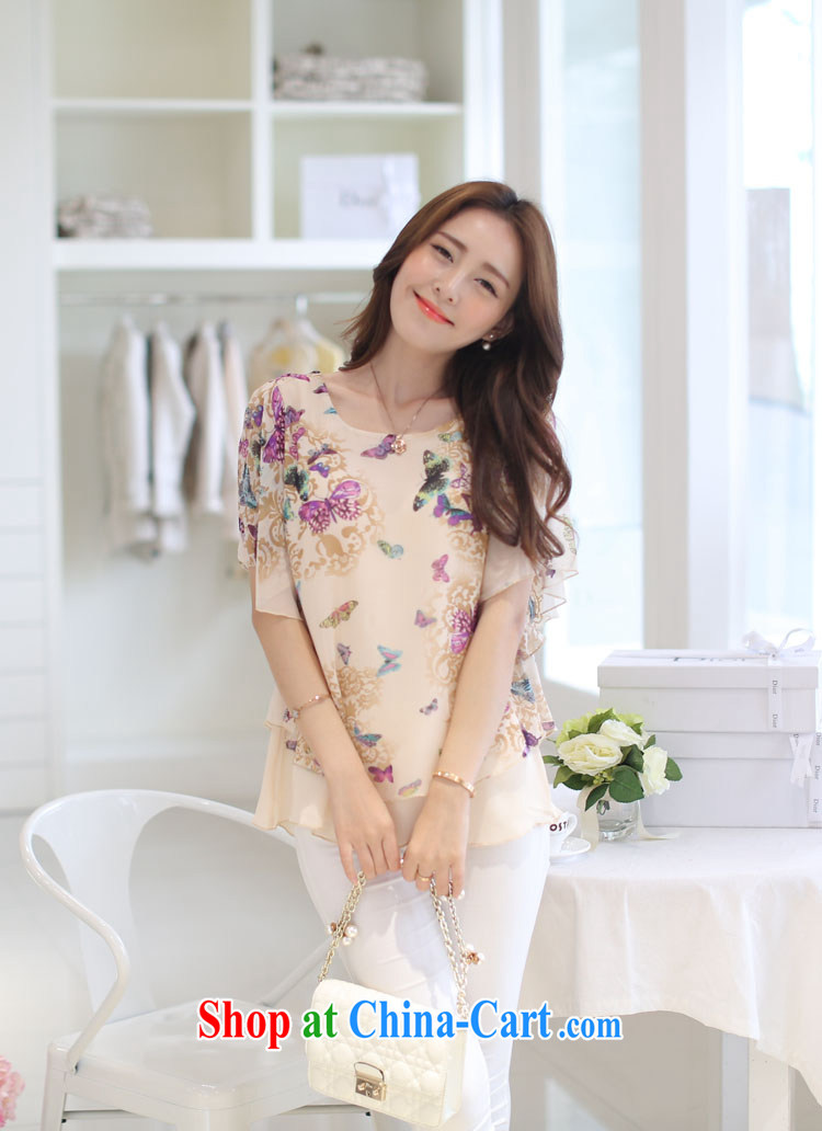 Also, the 2015 summer new Korean loose larger female-sin leave two bat sleeves butterfly Flower Snow woven shirts summer 8668 purple L pictures, price, brand platters! Elections are good character, the national distribution, so why buy now enjoy more preferential! Health