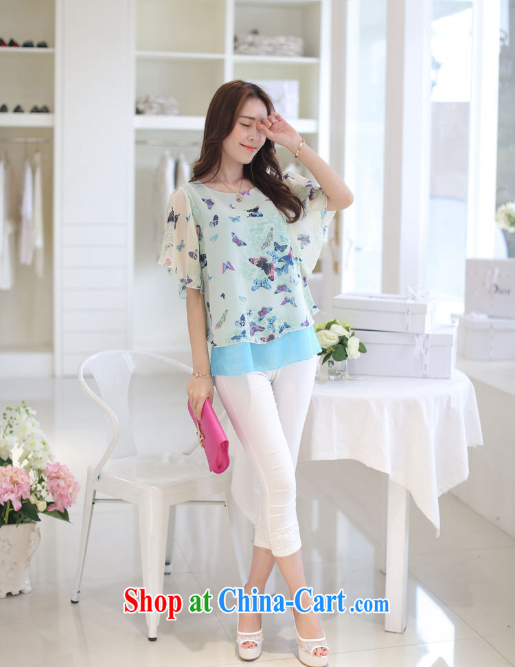 Also, the 2015 summer new Korean loose larger female-sin leave two bat sleeves butterfly Flower Snow woven shirts summer 8668 purple L pictures, price, brand platters! Elections are good character, the national distribution, so why buy now enjoy more preferential! Health