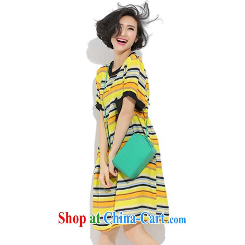 Director of the Advisory Committee in Europe loose video thin and thick XL women mm thick stitching bars in long, snow-woven short-sleeved suits skirt yellow loose all code, made the Advisory Committee (mmys), online shopping