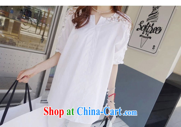 Waitomo Caves, Mrs Carrie Yau, weaving summer Korean short-sleeved shirt thick mm and indeed increase, female lace T shirt pure cotton white shirt white 4XL pictures, price, brand platters! Elections are good character, the national distribution, so why buy now enjoy more preferential! Health