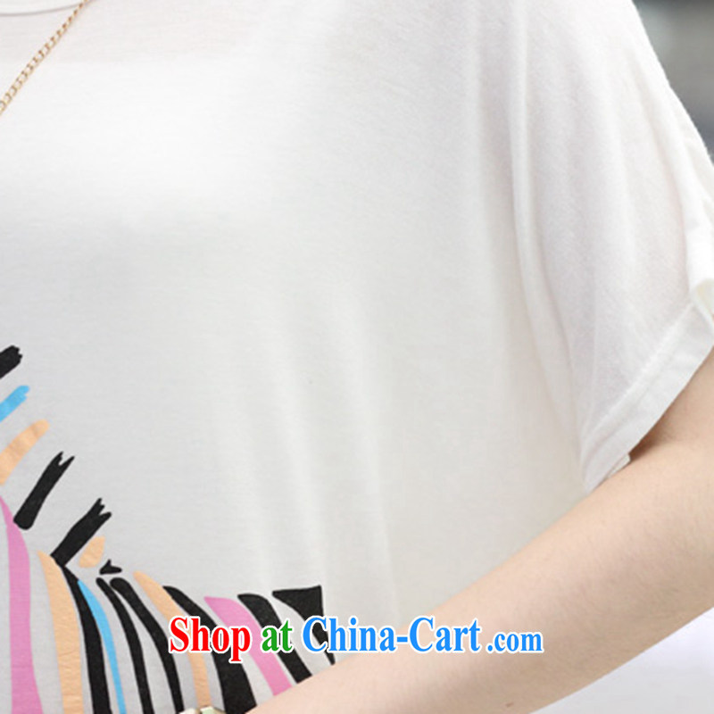 The EITAI code female summer is the more relaxed short-sleeved T-shirt girls thick sister summer graphics thin white are code, EITAI, shopping on the Internet