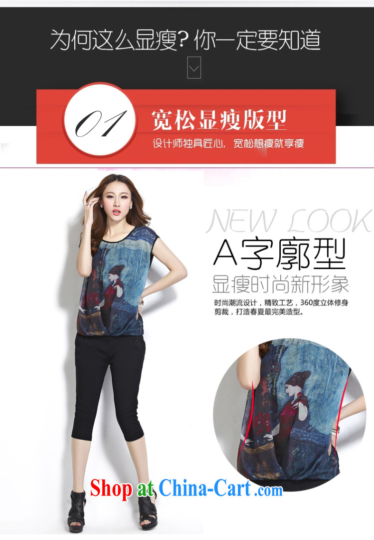 Also, the 2015 summer new, larger women mm thick snow woven T-shirt girls short-sleeved loose video thin T-shirt T pension women 8052 black XXXXL pictures, price, brand platters! Elections are good character, the national distribution, so why buy now enjoy more preferential! Health