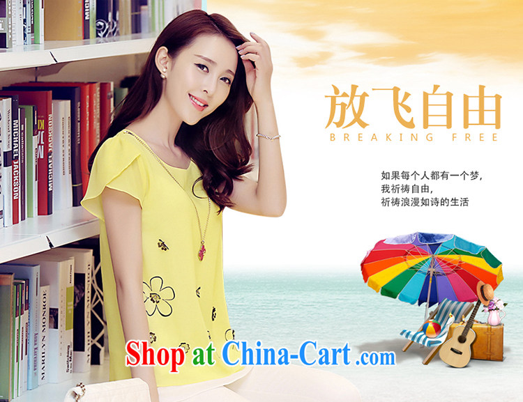 100 million new larger female thick mm summer T-shirt thick sister short-sleeved snow woven shirts female T shirts loose the fat increase code 200 catties of red XXXL pictures, price, brand platters! Elections are good character, the national distribution, so why buy now enjoy more preferential! Health