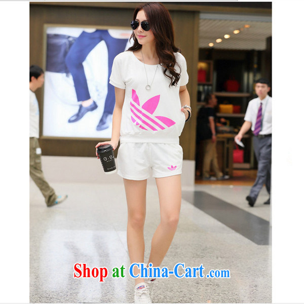 Summer new paragraph 3, sketch text female T shirts shorts simplicity and fresh and casual clothing, sports two-piece yellow XXL pictures, price, brand platters! Elections are good character, the national distribution, so why buy now enjoy more preferential! Health
