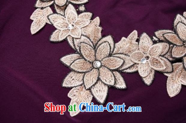 The girl in her old lady dresses stylish MOM summer load the code embroidery cultivating short-sleeved skirt 6012 red XXXXL pictures, price, brand platters! Elections are good character, the national distribution, so why buy now enjoy more preferential! Health