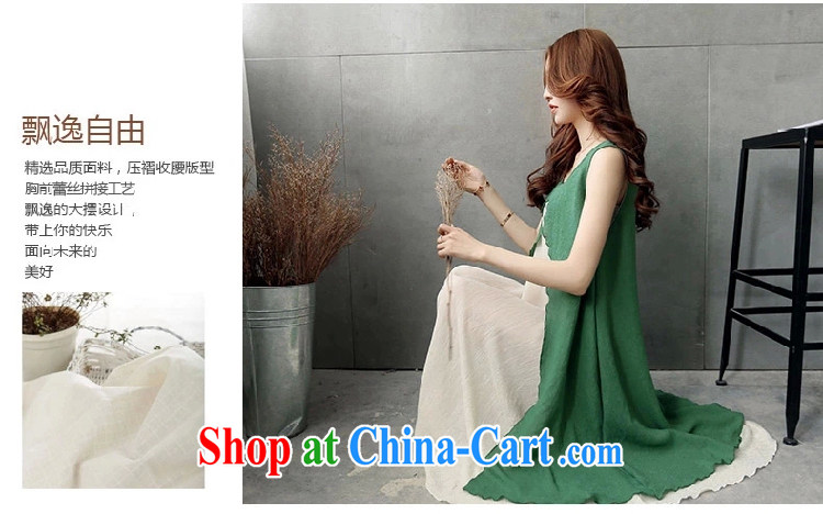 Dumping, summer 2015 new, larger female thick mm retro art cotton Ma long skirt loose leave two sleeveless linen dresses orange XXXL pictures, price, brand platters! Elections are good character, the national distribution, so why buy now enjoy more preferential! Health