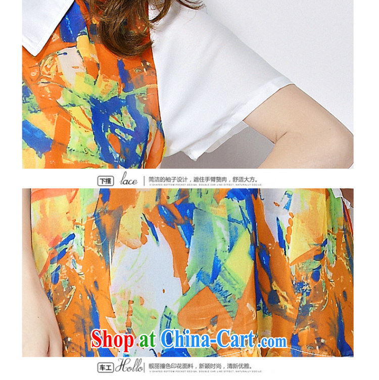 Yan Yan and snow 2015 summer new, larger female shirt collar stamp beauty snow woven shirts shirt female XFS 8066 orange-red 4 XL pictures, price, brand platters! Elections are good character, the national distribution, so why buy now enjoy more preferential! Health
