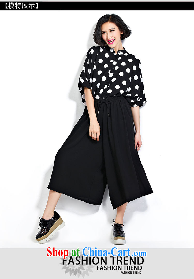 She concluded her card the fat increase, female 200 Jack summer thick sister pants 2015 Korean version of the new, focused on the girl, relaxed and stylish, pants and skirts are black, pictures, price, brand platters! Elections are good character, the national distribution, so why buy now enjoy more preferential! Health
