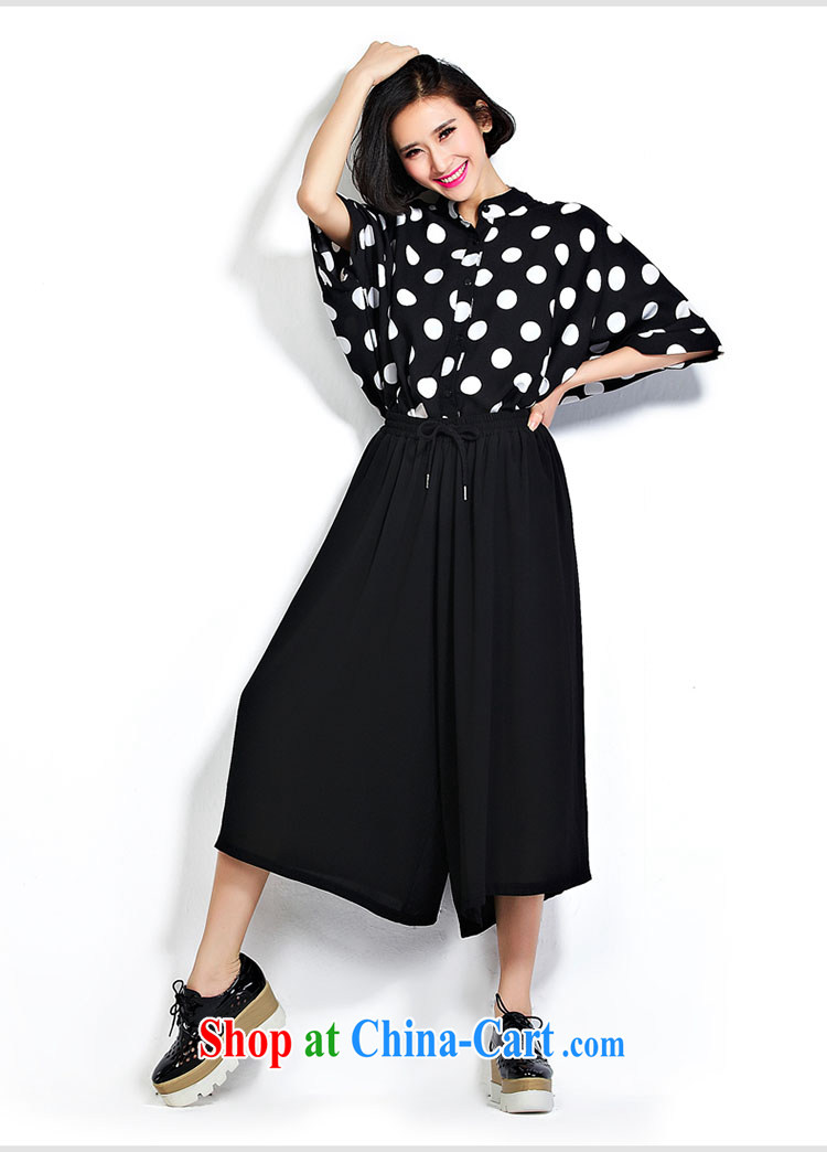 She concluded her card the fat increase, female 200 Jack summer thick sister pants 2015 Korean version of the new, focused on the girl, relaxed and stylish, pants and skirts are black, pictures, price, brand platters! Elections are good character, the national distribution, so why buy now enjoy more preferential! Health