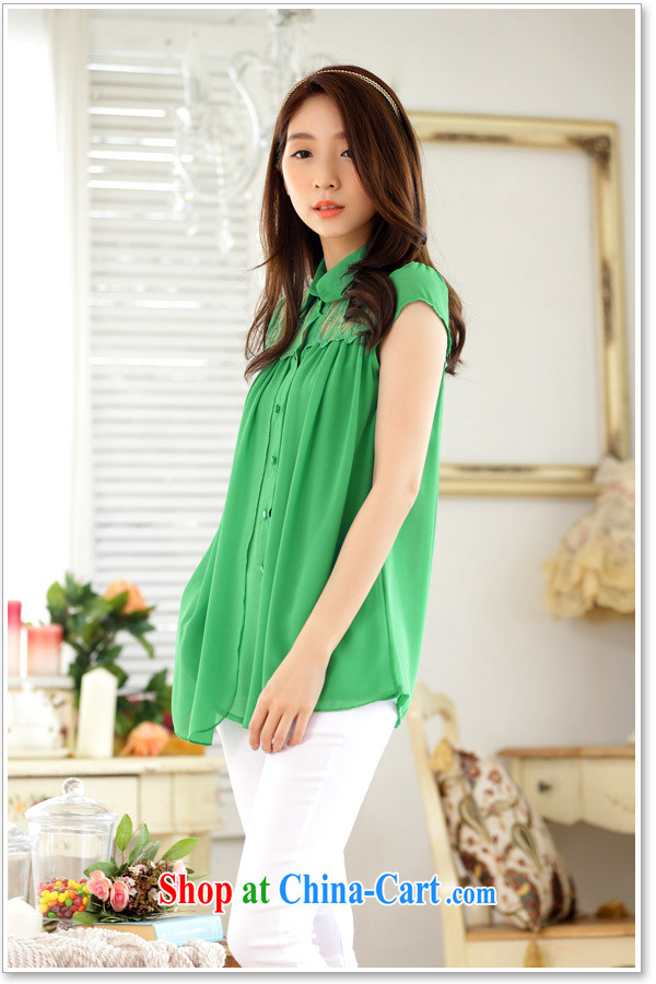 The payment is the XL 2015 new Korean loose short-sleeve snow woven shirts on T-shirt lapel the code t-shirt thick mm shirt cardigan white-collar shirt green 3 XL approximately 160 - 180 Jack pictures, price, brand platters! Elections are good character, the national distribution, so why buy now enjoy more preferential! Health