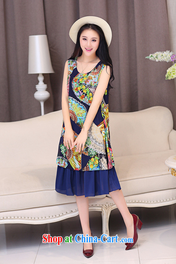 Chi-chiu-large, female summer 2015 new the FAT and FAT sister snow woven double-yi skirt middle-aged female summer, the leaf XXXXL pictures, price, brand platters! Elections are good character, the national distribution, so why buy now enjoy more preferential! Health
