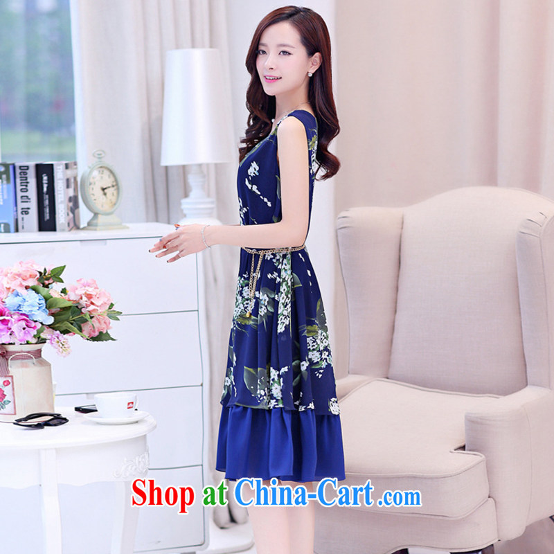 Chi-chiu-large, female summer 2015 new the FAT and FAT sister snow woven a garment skirt middle-aged female summer, the leaf XXXXL, Yee-choo (QIQIU), shopping on the Internet