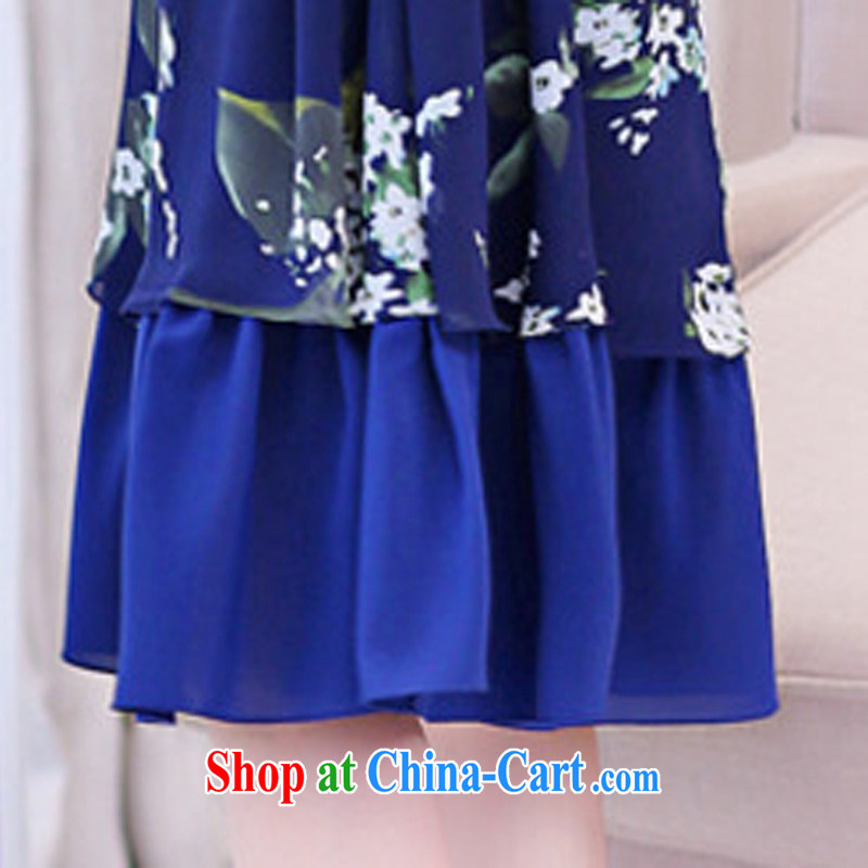 Chi-chiu-large, female summer 2015 new the FAT and FAT sister snow woven a garment skirt middle-aged female summer, the leaf XXXXL, Yee-choo (QIQIU), shopping on the Internet
