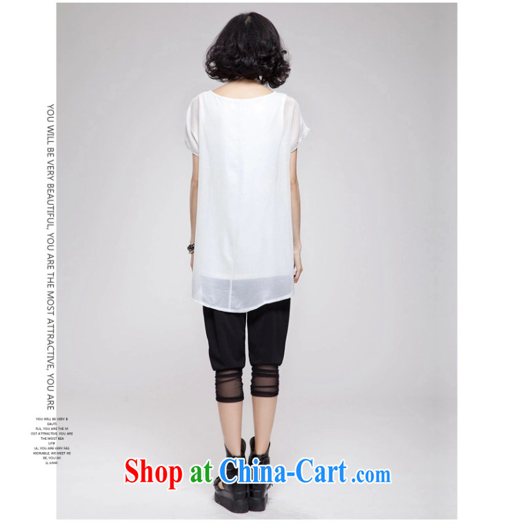ZZ &FF 2015 summer new large, female, long, cultivating short-sleeve and trouser press kit female DX 9106 black XXXL pictures, price, brand platters! Elections are good character, the national distribution, so why buy now enjoy more preferential! Health