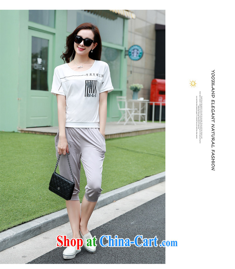 That is, only thick MM campaign kit 2015 the code female summer leisure short-sleeved Korean version of the new, two-piece black XXXXL pictures, price, brand platters! Elections are good character, the national distribution, so why buy now enjoy more preferential! Health
